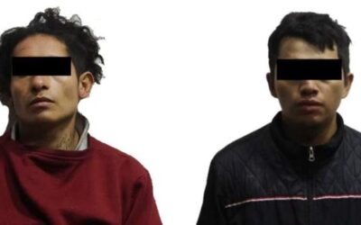 Policía Municipal detiene a dos personas en posesión de un arma de fuego de utilería