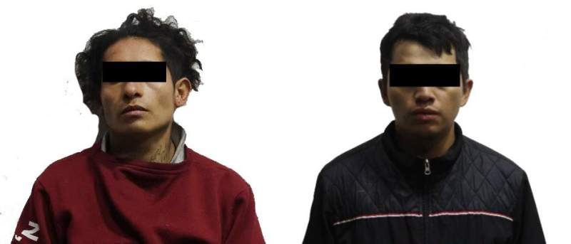 Policía Municipal detiene a dos personas en posesión de un arma de fuego de utilería