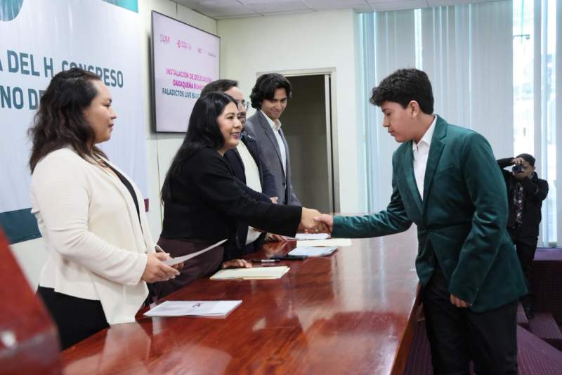 Congreso del Estado sede de la Ceremonia de Instalación de la Delegación Oaxaqueña que representará a México en el Encuentro Internacional de Oratoria Faladictos Live Barcelona 2025