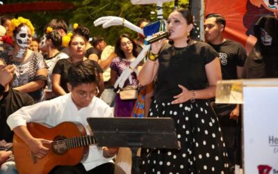 El DIF Juchitán celebra las tradiciones mexicanas con comparsa y concurso de catrines y catrinas