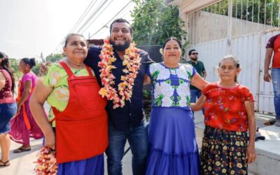 Entrega Miguel Quetu obra de drenaje en Avenida Insurgentes, vecinos ya cuentan con sistema renovado