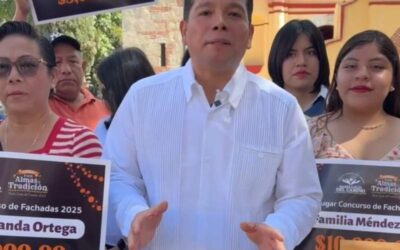 Entregan más de 120 mil pesos en premios a ganadores de concursos de calaveritas, fachadas, altares y tumbas en Santa Lucía del Camino