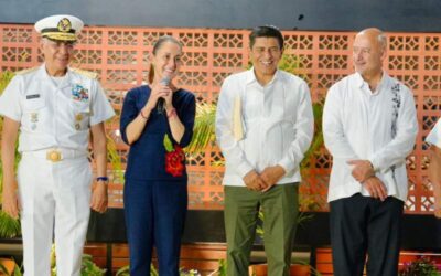 Inauguran Claudia Sheinbaum y Salomón Jara Línea K del Tren Interoceánico que transforma la movilidad entre Oaxaca y Chiapas