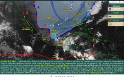 Se pronostican cielos nubosos en el norte de Oaxaca durante este lunes