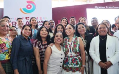 Sin dejar a nadie atrás y nadie fuera: Tania López reconoce el compromiso de la Sra. Irma Bolaños con las familias oaxaqueñas