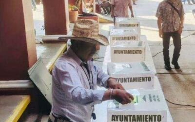 Concluye sin incidentes jornada dominical de elecciones por Sistemas Normativos Internos en Oaxaca