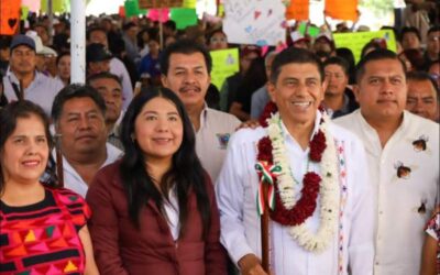 Diputada Tania Caballero asiste a Gira Estatal de Rendición de Cuentas en la Mixteca