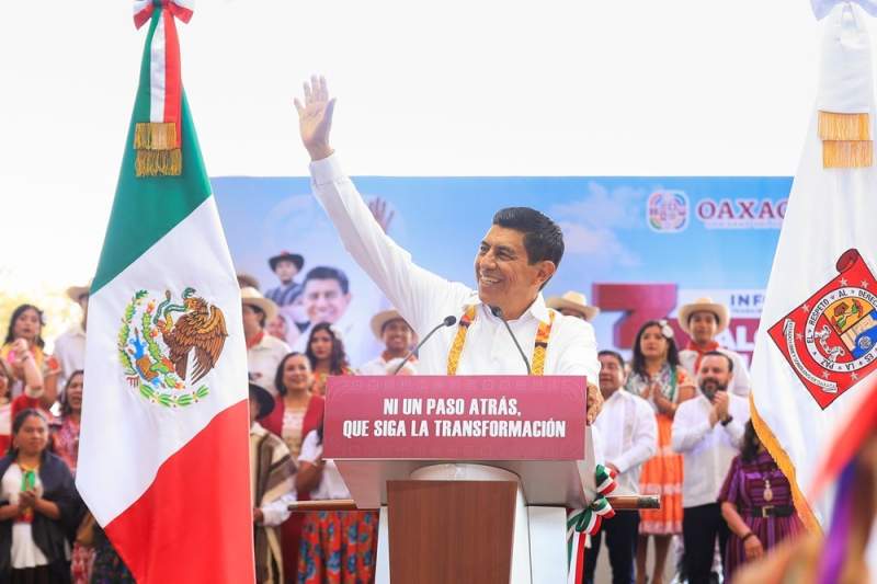 En 3 años, Salomón Jara cumple la transformación de Oaxaca con bienestar y desarrollo de los pueblos