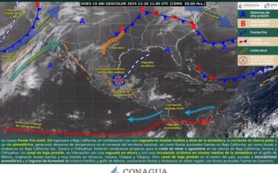 Pronostican ambiente frío y probabilidad de lluvias en Oaxaca