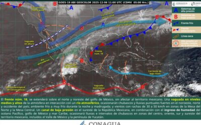 Se prevén lluvias aisladas y ambiente frío en algunas regiones de Oaxaca