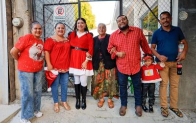 Una tarde de convivencia familiar con la Caravana Navideña del DIF Juchitán