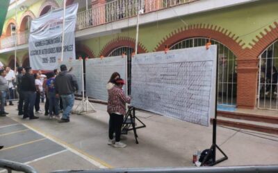 Concluyen en paz las Asambleas de Elección de este domingo en Oaxaca; se fortalece la gobernabilidad
