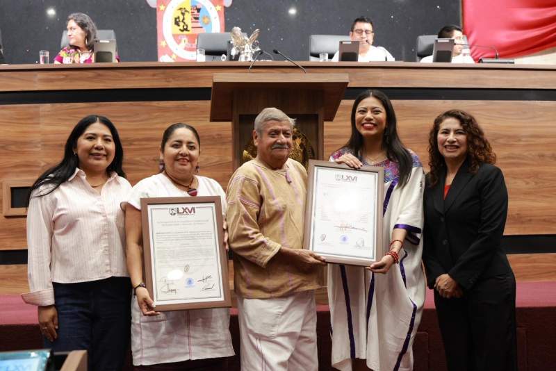 Congreso Local entrega reconocimiento al Municipio de Pinotepa de Don Luis con motivo de su declaración de «Pueblo Púrpura»