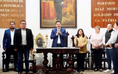 La seguridad y la participación ciudadana, pilares para la vida democrática, Cabildo de Oaxaca de Juárez.