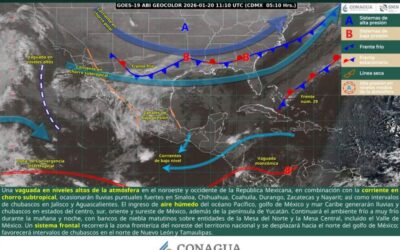 Se pronostica disminución de lluvias en Oaxaca, con ambiente frío al amanecer y la noche