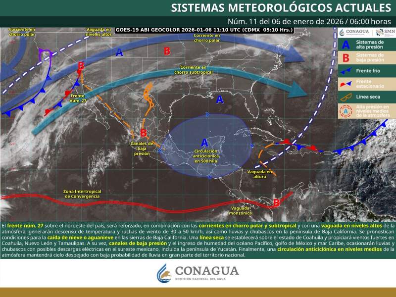Persistirá tiempo estable y ambiente frío al amanecer en Oaxaca