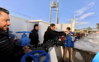 Inaugura Salomón Jara pozo profundo de agua potable con lo que aumenta suministro para la Zona Metropolitana de Oaxaca