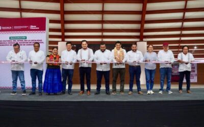 Inaugura Salomón Jara primera etapa del Centro Cultural del Istmo en Juchitán de Zaragoza, obra rescatada del abandono de gobiernos anteriores