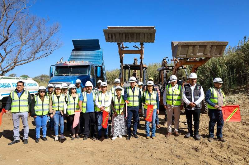 Miahuatlán avanza con hechos y resultados: arranca obra de vivienda bienestar «La pilastra»