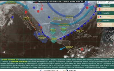 Pronostican chubascos fuertes y lloviznas aisladas en diversas regiones de Oaxaca