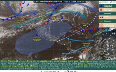 Pronostican día soleado con intensa radiación solar y aumento de temperaturas en Oaxaca