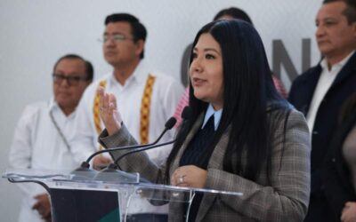 Reitera Tania Caballero, presidenta de la Jucopo, llamado al respeto en comparecencias