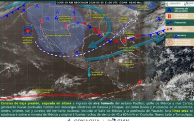 Este miércoles persistirán condiciones de inestabilidad atmosférica en Oaxaca: Protección Civil
