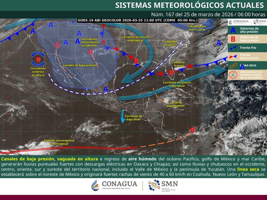 Este miércoles persistirán condiciones de inestabilidad atmosférica en Oaxaca: Protección Civil