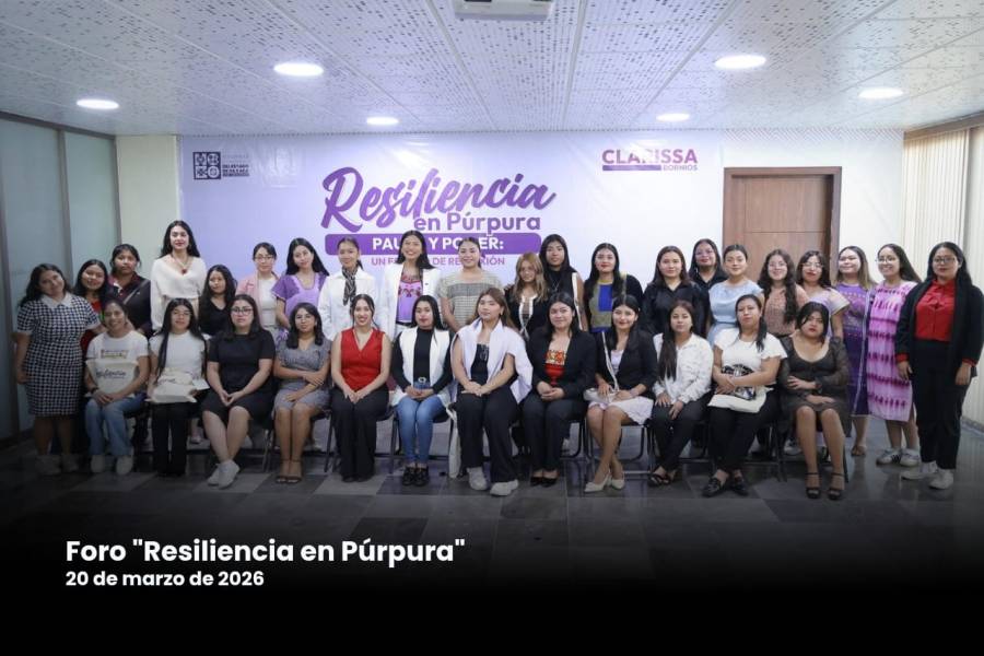 Impulsa Congreso del Estado liderazgo de mujeres jóvenes con el foro “Resiliencia en Púrpura”