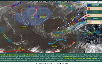 Se prevé incremento de lluvias y oleaje elevado en el litoral oaxaqueño