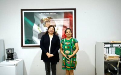 Inicia la senadora de territorio Laura Estrada la semana con reuniones productivas en favor de Oaxaca