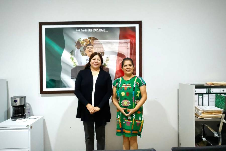 Inicia la senadora de territorio Laura Estrada la semana con reuniones productivas en favor de Oaxaca