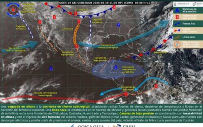 Lluvias fuertes y ambiente caluroso dominarán el clima este viernes en Oaxaca