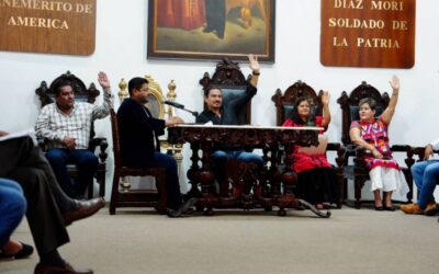 Palacio Municipal, recinto oficial para la sesión solemne por el 494 aniversario de Oaxaca de Juárez