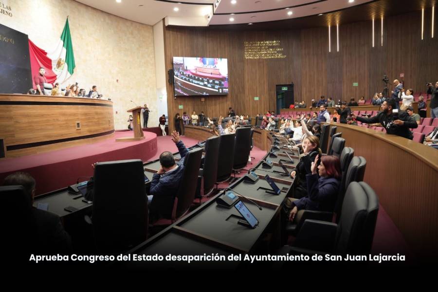 Aprueba Congreso del Estado desaparición del Ayuntamiento de San Juan Lajarcia