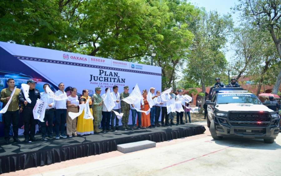 Avanza el “Plan Juchitán por la paz, la justicia y el bienestar” con nuevas unidades de seguridad