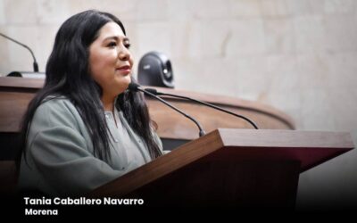 Diputada Tania Caballero presenta iniciativa para armonizar la reforma electoral federal, Plan B, con legislación de Oaxaca