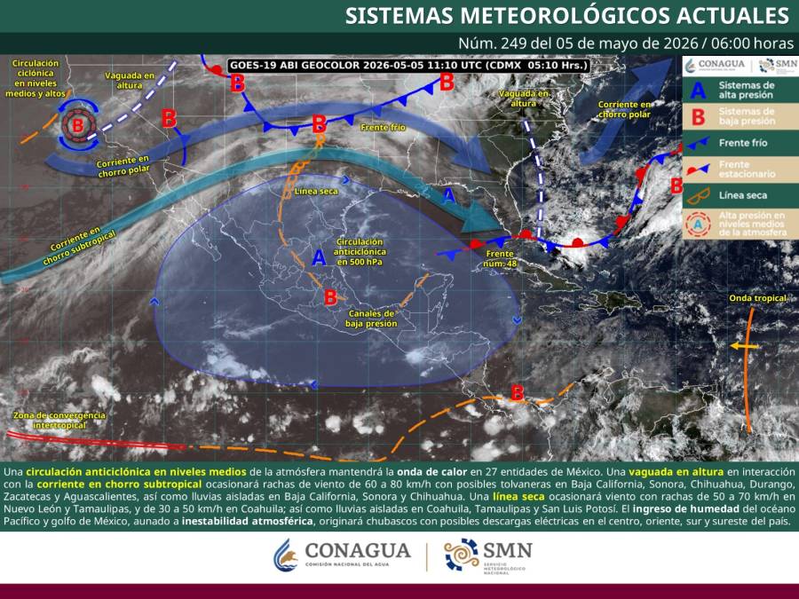 Pronostican un martes muy caluroso en gran parte de Oaxaca