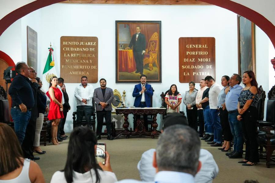 Rehabilitación del patrimonio, tema central de la sesión de Cabildo de Oaxaca de Juárez