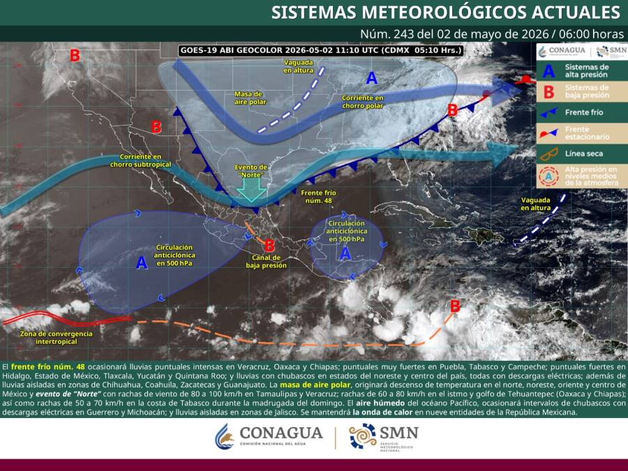 Se pronostican lluvias, lloviznas y algunas tormentas en diversas regiones de Oaxaca: Protección Civil