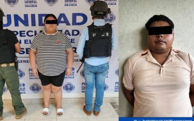 Detenidos por extorsión a comerciante en Juchitán, dispararon contra inmueble para amedrentar