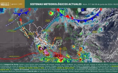 Para este lunes, continuarán las lluvias en gran parte de Oaxaca