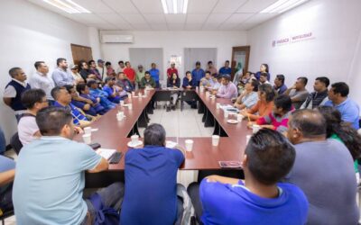 Concesionarios de la Mixteca y Semovi instalan mesa de trabajo para atender el transporte público en la región