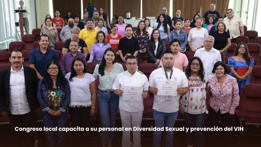 Congreso local capacita a su personal en Diversidad Sexual y prevención del VIH