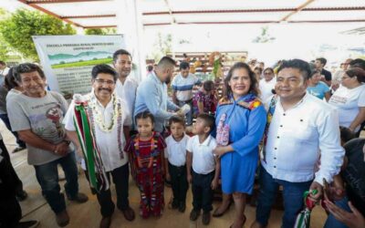 Impulsa Laura Estrada agenda de justicia para comunidades afectadas por la presa Cerro de Oro; suma esfuerzos con el ministro presidente Hugo Aguilar Ortiz