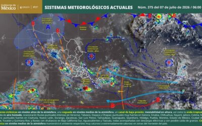 Lluvias, calor y mar de fondo prevalecerán en territorio oaxaqueño: Protección Civil