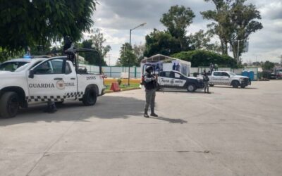 Policía Municipal de Oaxaca de Juárez y Guardia Nacional instalan módulo de información en acceso a la ciudad