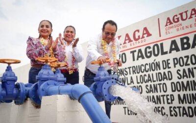 Pone en marcha Director de Ceabien pozo profundo en fraccionamiento Tagolaba Villas del Sol de Tehuantepec